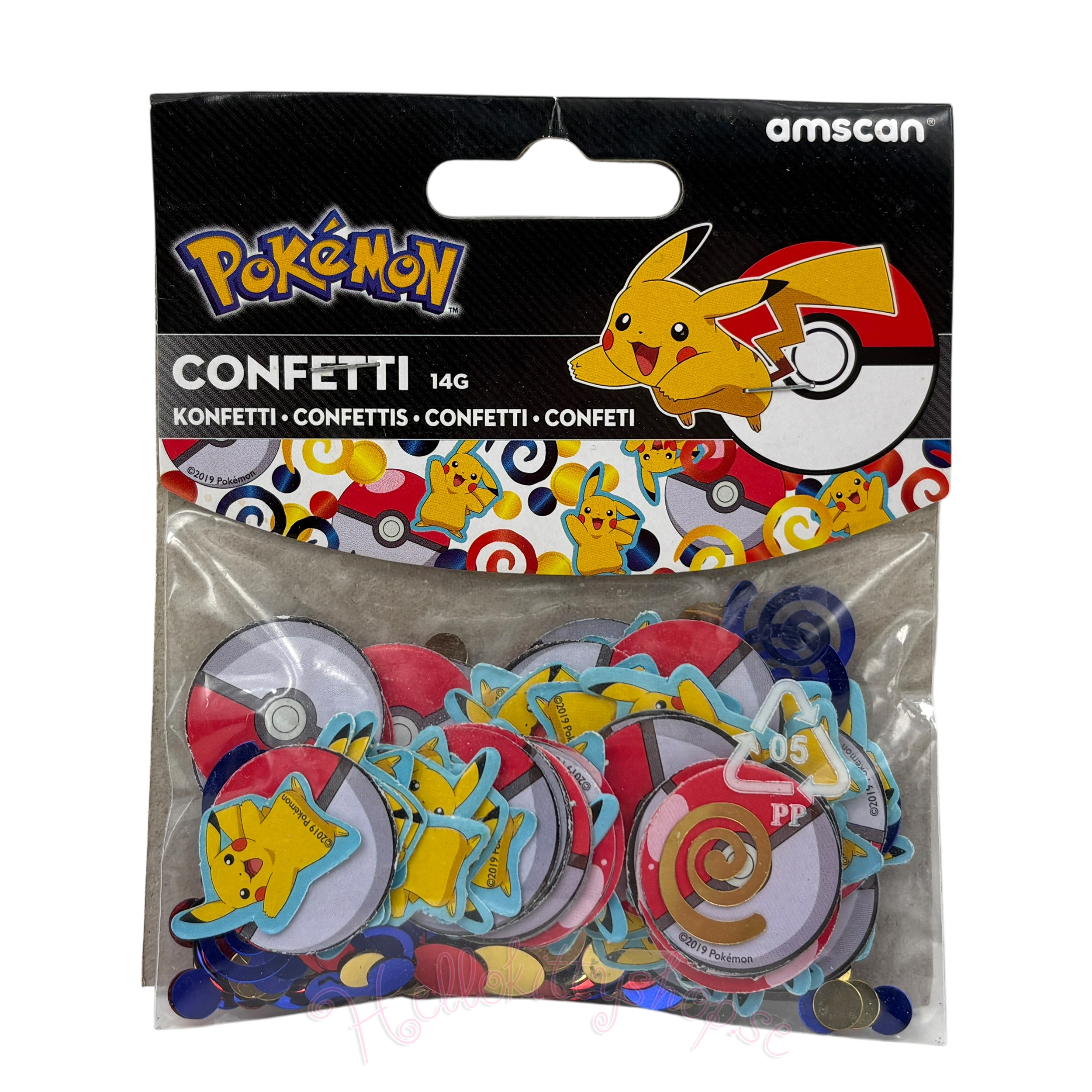 Pokémon Konfetti för Kalas