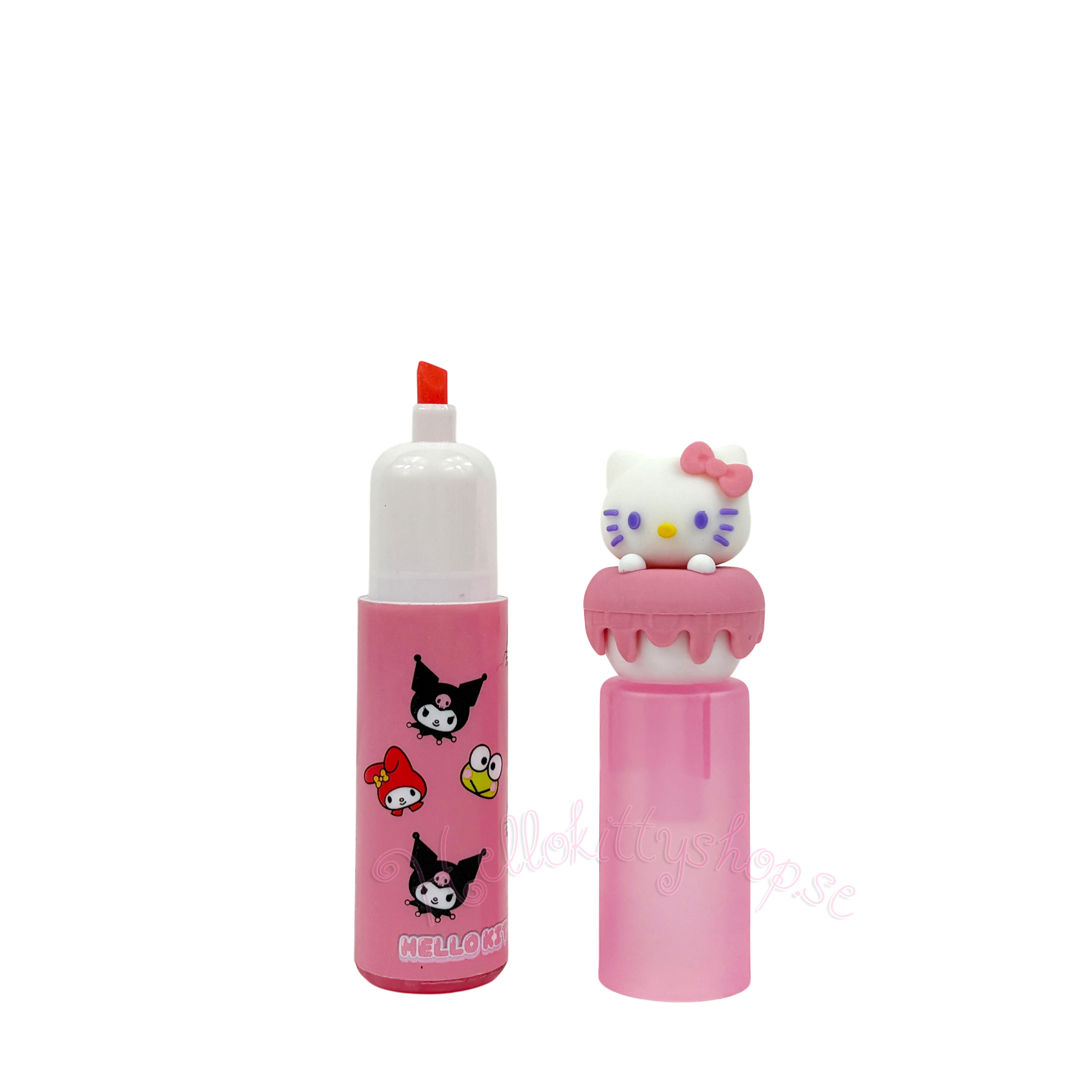 Sanrio Hello Kitty & Friends Överstrykningpennor 3-Pack med Hello Kitty, My Melody och Kuromi - 3