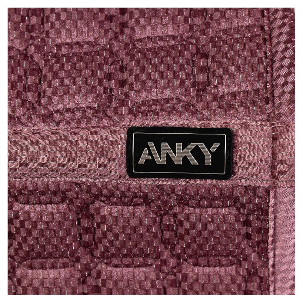 Dressage Saddle Pad ANKY Check Velvet Mellow Mauve - 4