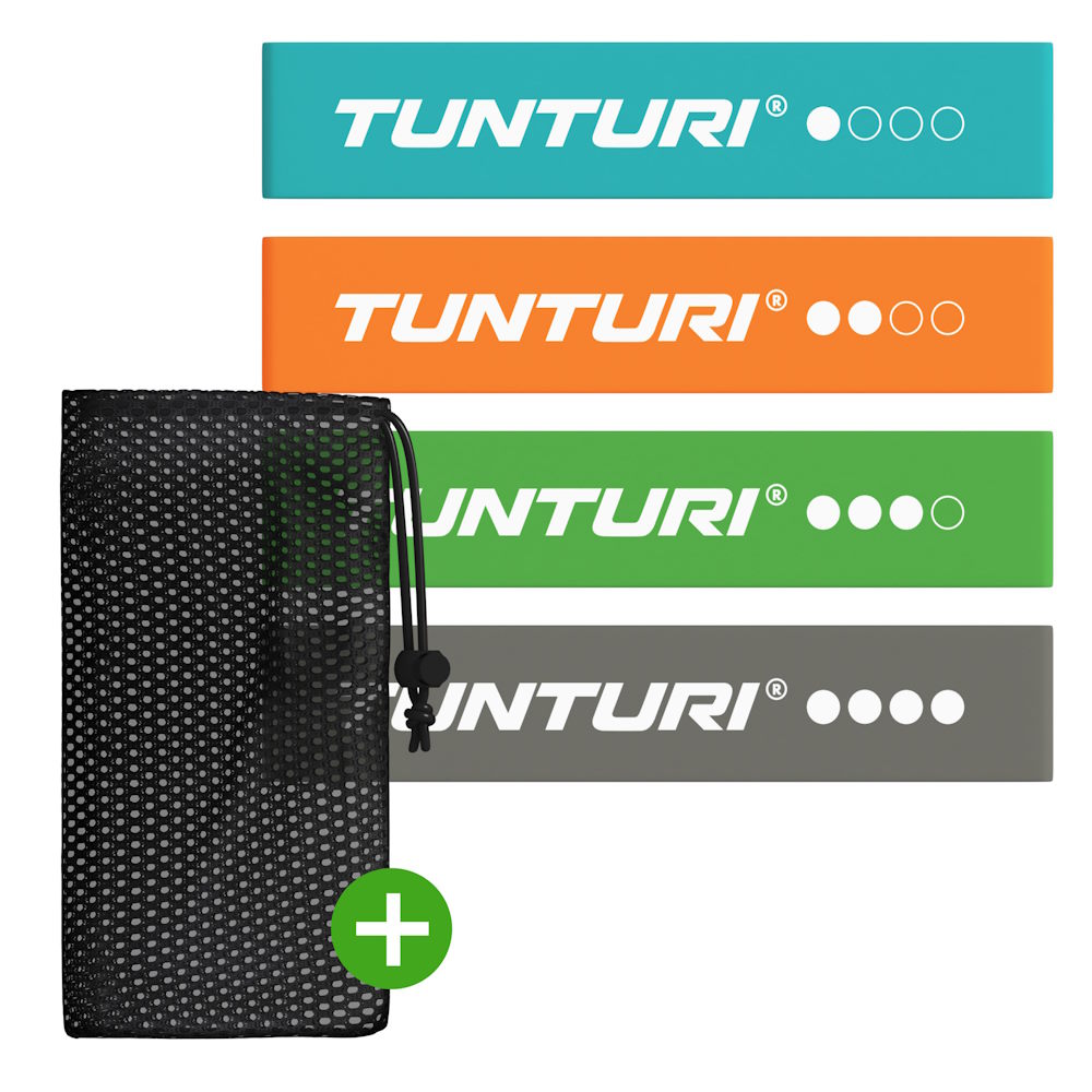 Tunturi Mini Resistance Band Set, 4pcs 