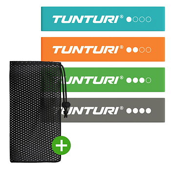 Tunturi Mini Resistance Band Set, 4pcs 