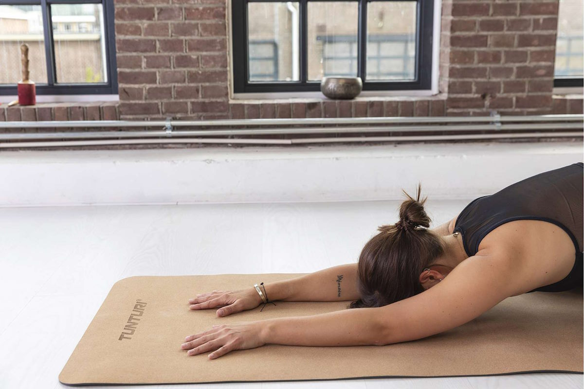 Tunturi Cork TPE Yoga Mat  - 5