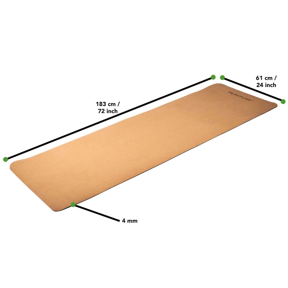 Tunturi Cork TPE Yoga Mat  - 8