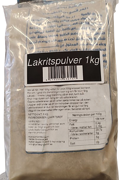 Lakritspulver 1 kg 