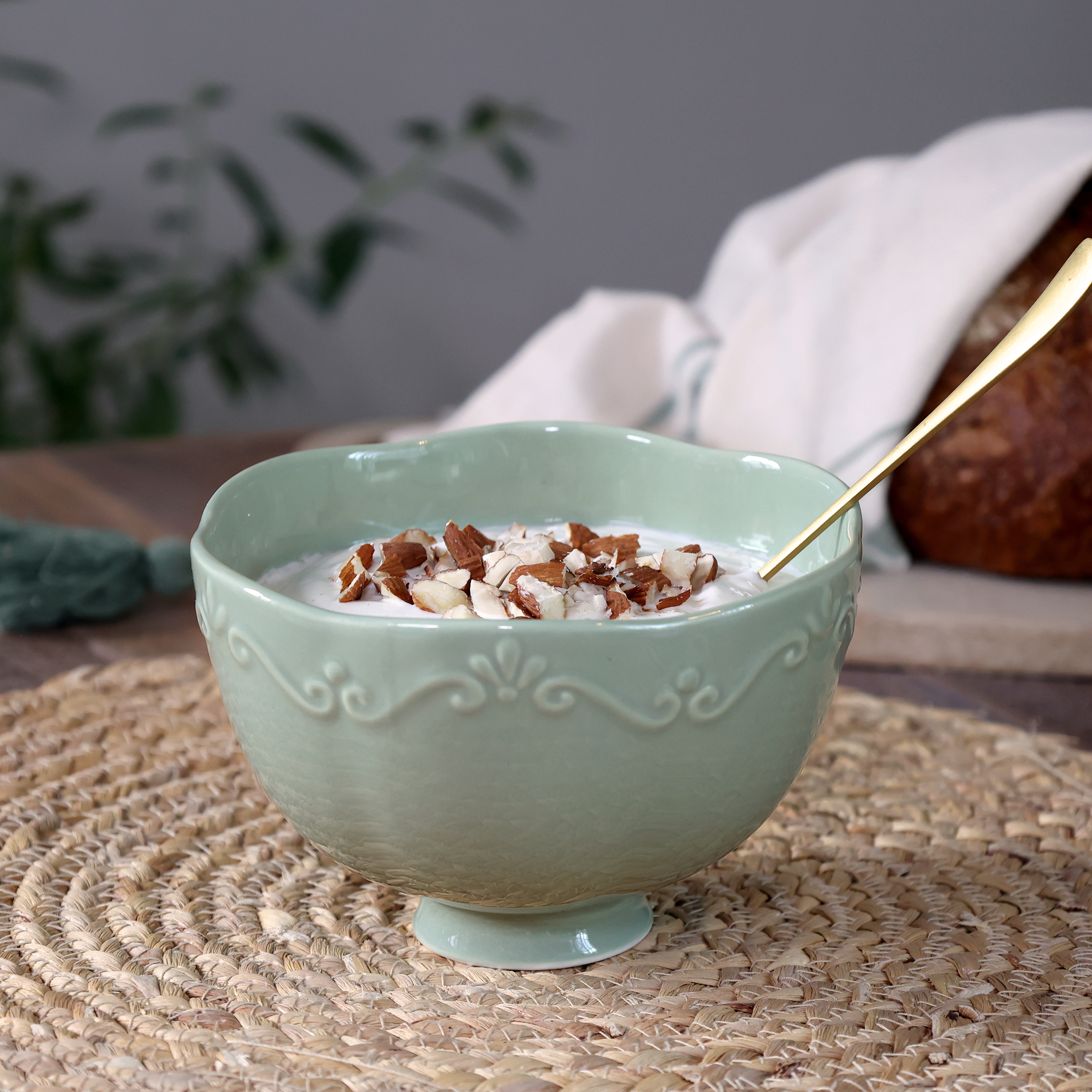 Provence Bowl - H10/Ø14 cm - Green