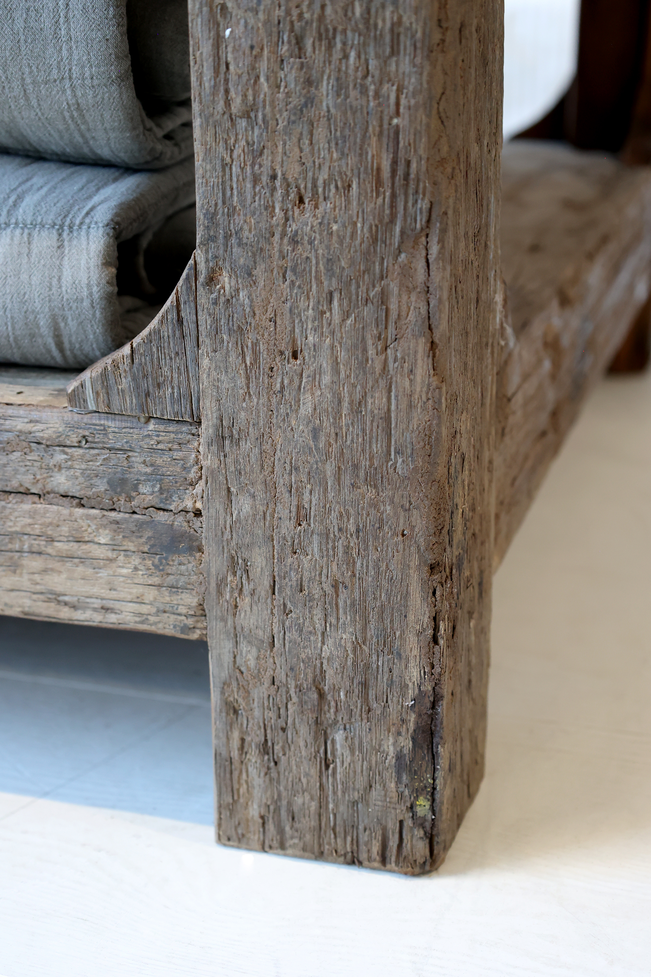 Grimaud coffee table with shelves - H46/L127/B76 cm - Natural - 4