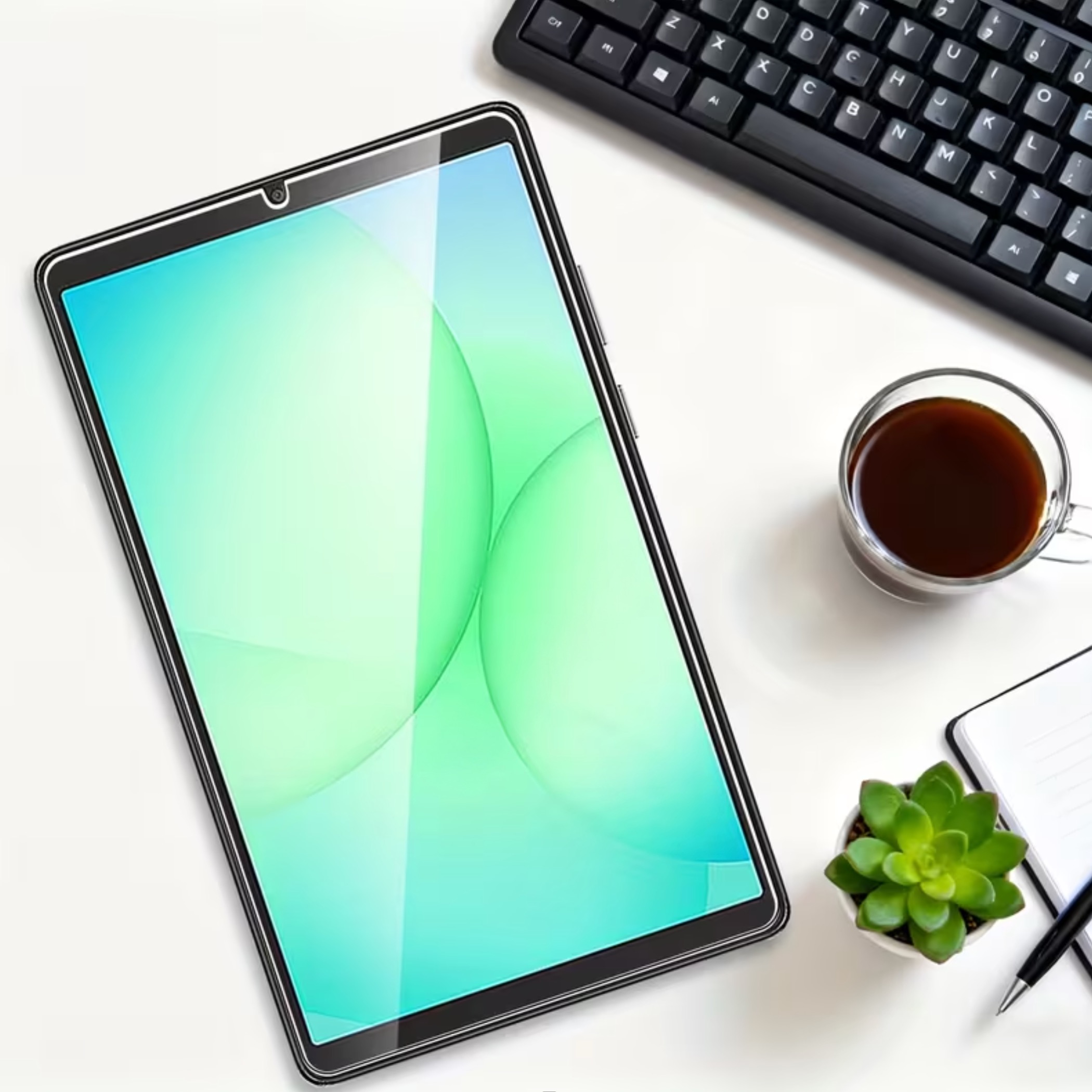 2-PACK 1SWEDEN Samsung Galaxy Tab A11 skärmskydd härdat glas 9H - 4