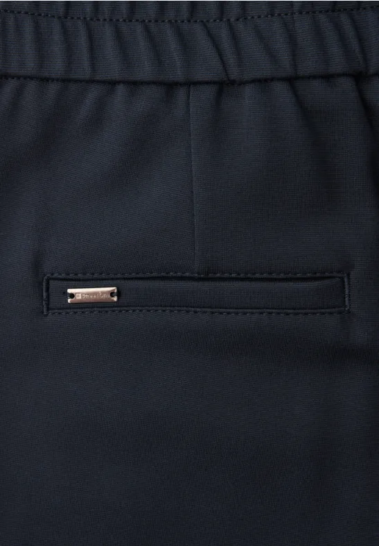 Wide Leg Pant Shadowed navy  Marinblå Vid Byxa - 4