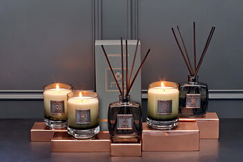 Metallique - Rose Ambre - Scented Candle - Boxed Tumbler