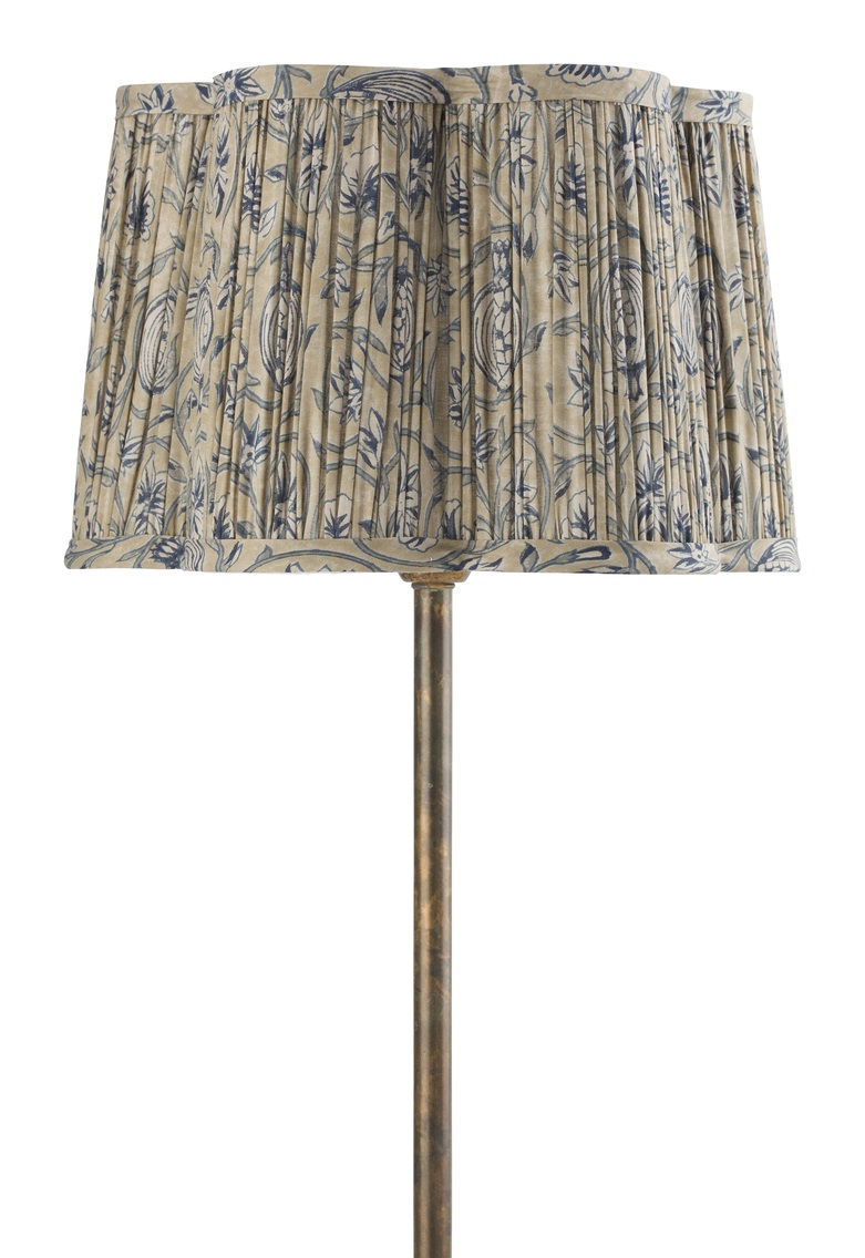 Chamois Lampskärm Scallop Tangier Pomegranate Beige/Blue - 2