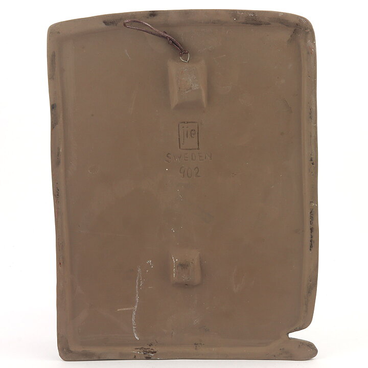 Aimo Nietosvuori (1960s) Wall Plaque with Green Tree Motif 25 cm