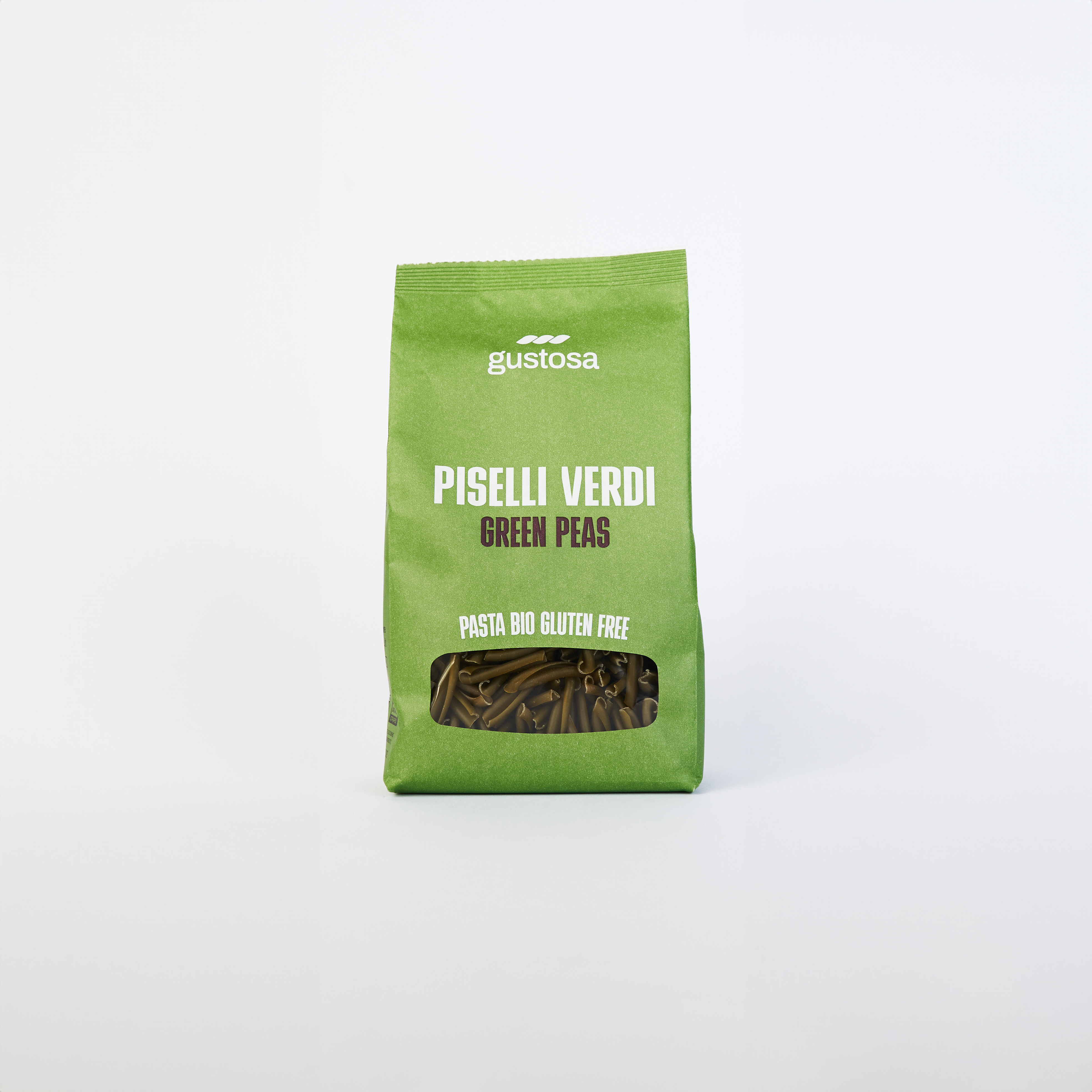 Pasta Gustosa, glutenfri pasta 100% Gröna ärtor - 340g