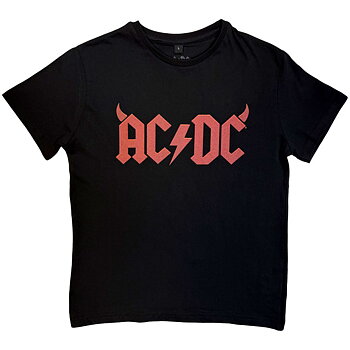AC/DC Kids T-Shirt: Horns (Black) (9-10 Years)