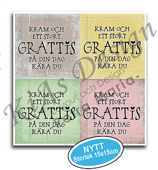 KD DPM 200 -Text grattis 4xkvadrat 