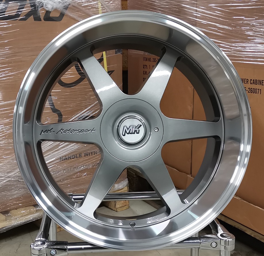 20" MK Motorsport Gunmetal 5x112 5x120 SISTA UPPSÄTTNINGEN!
