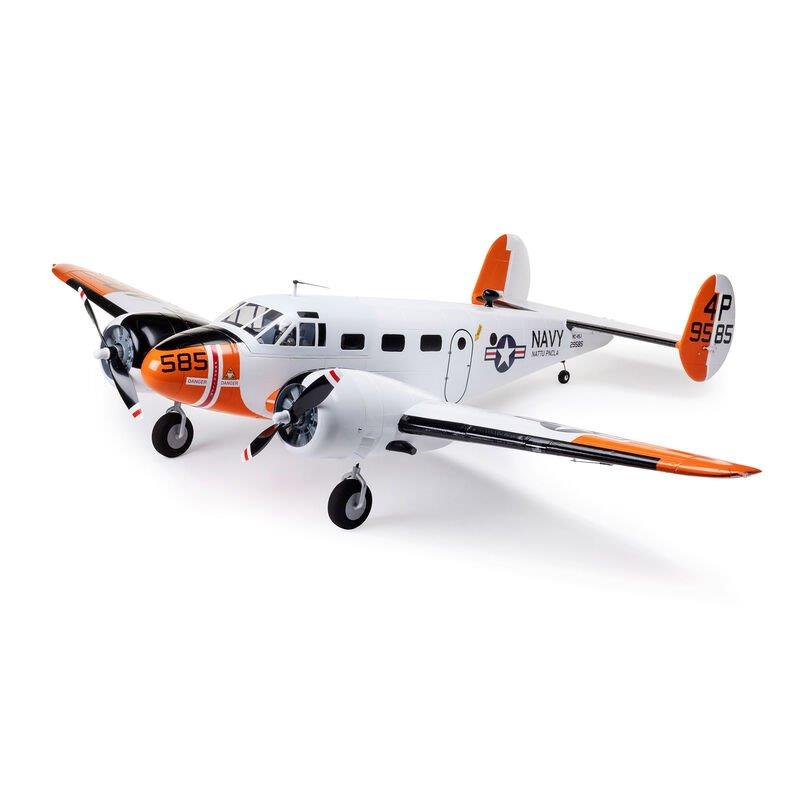 Beechcraft D18/RC-45J 1.5m BNF Basic with AS3X+ and SAFE Select - 2