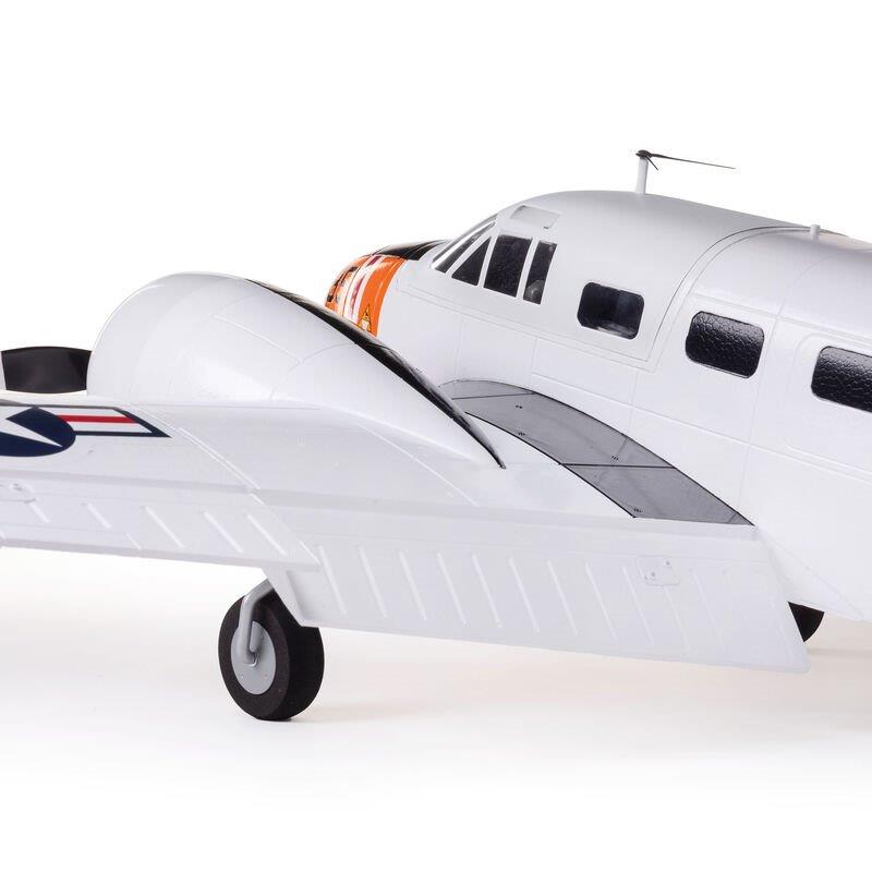 Beechcraft D18/RC-45J 1.5m BNF Basic with AS3X+ and SAFE Select - 24