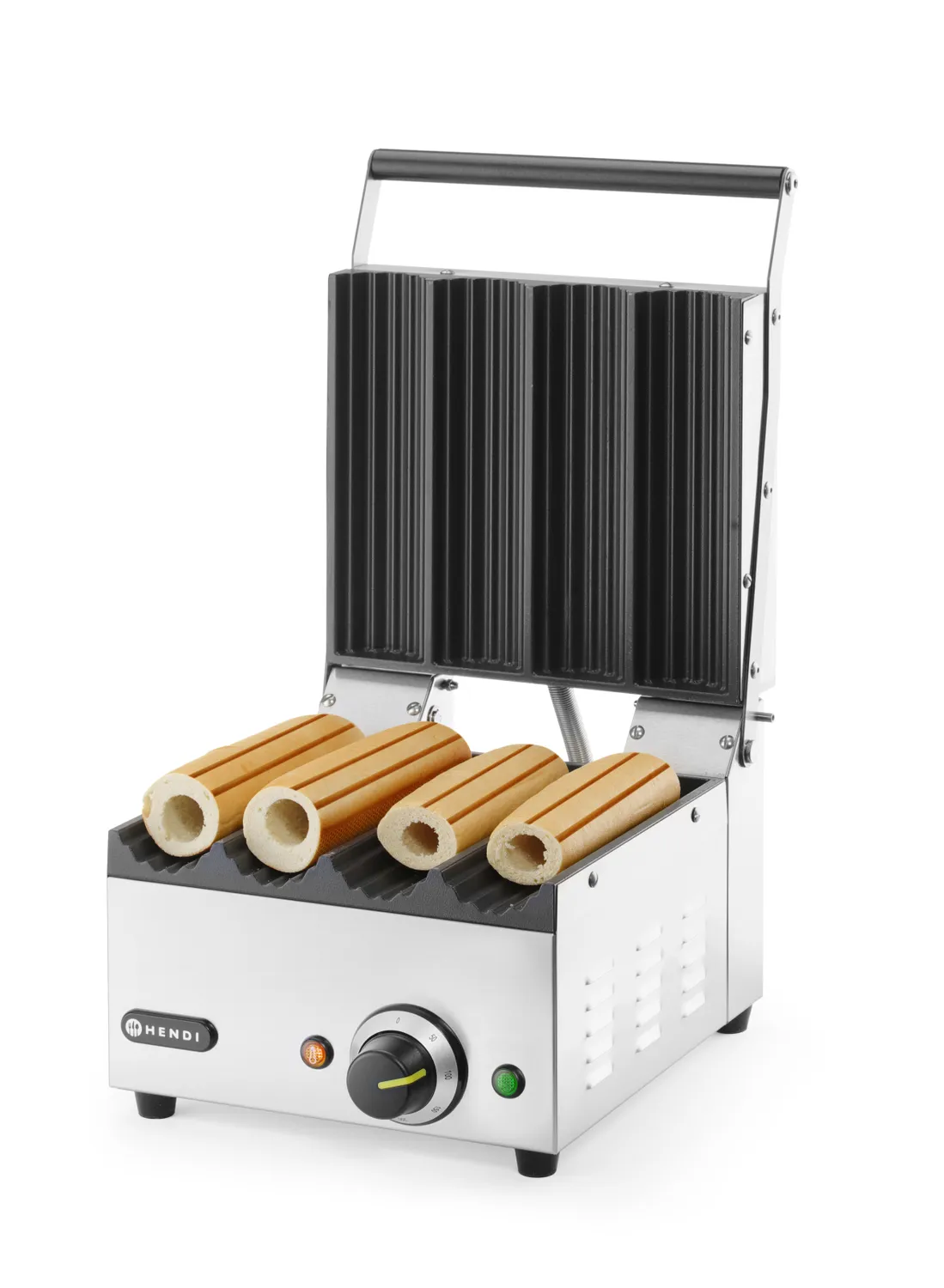 Klämgrill för varmkorv och tortillas