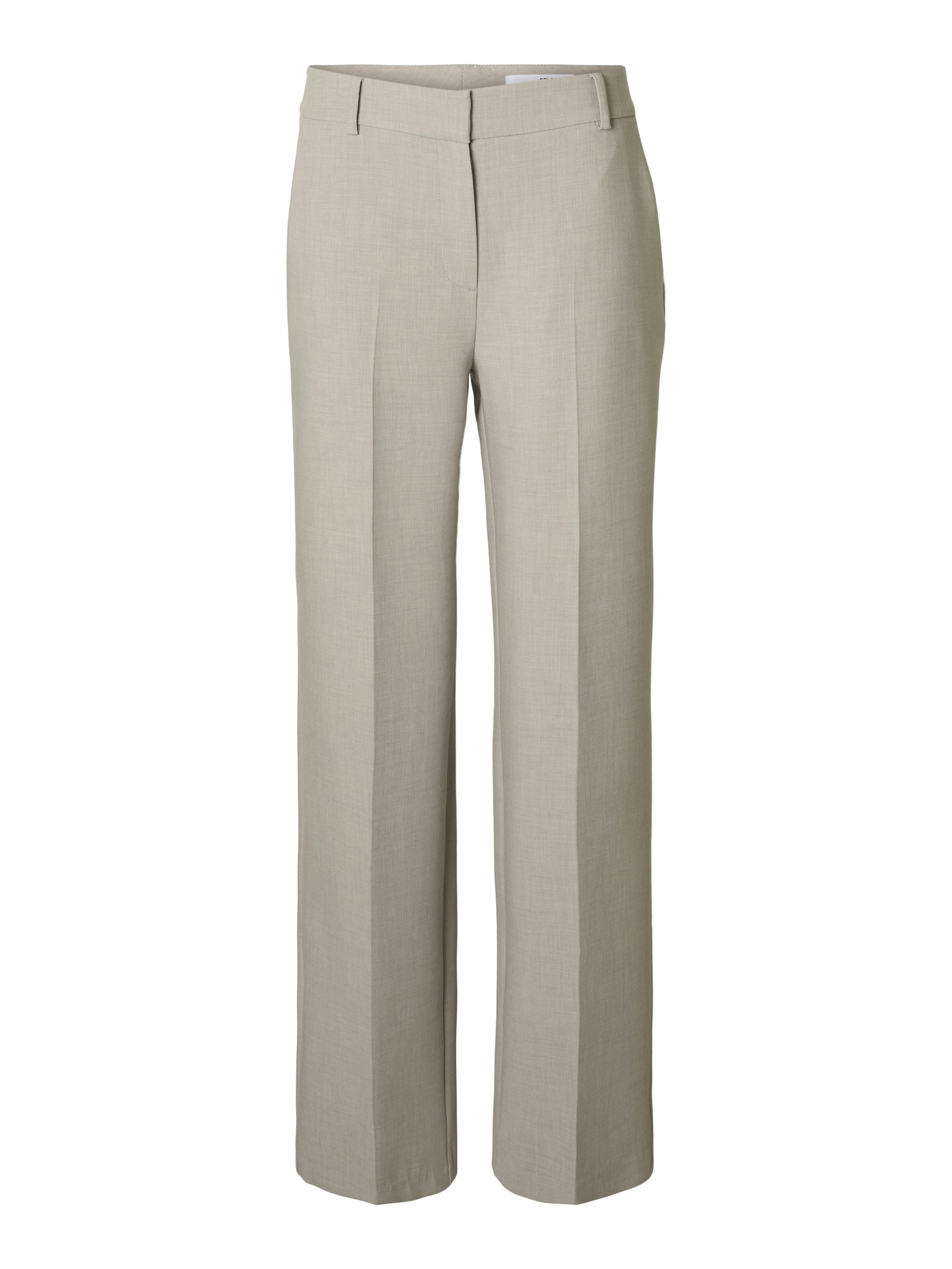 SLWRITA MW WIDE PANT MEL NOOS Island Fossil MELANGE