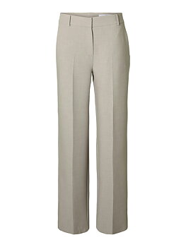 SLWRITA MW WIDE PANT MEL NOOS Island Fossil MELANGE