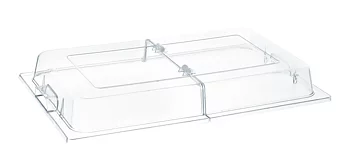 Plastic lid foldable GN 1/1