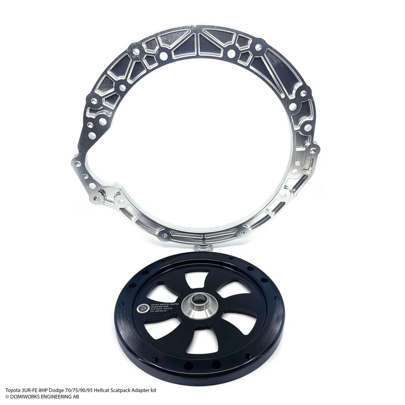 Toyota 3UR-FE to Dodge 8HP 70/75/90/95 Scat Pack Hellcat Adapter Kit - 2