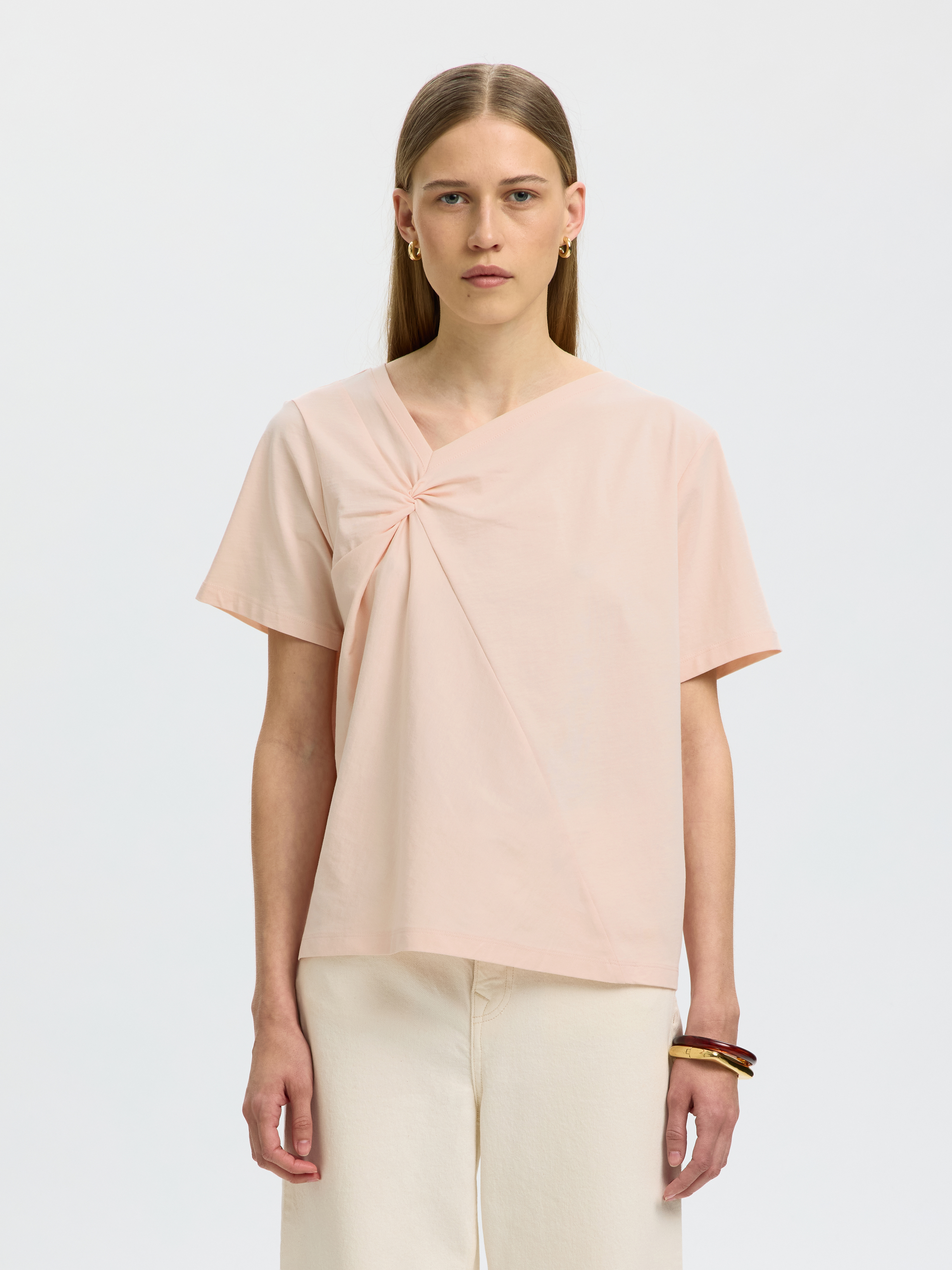 SLFMILA TWISTED SS TEE Pale Dogwood - 2