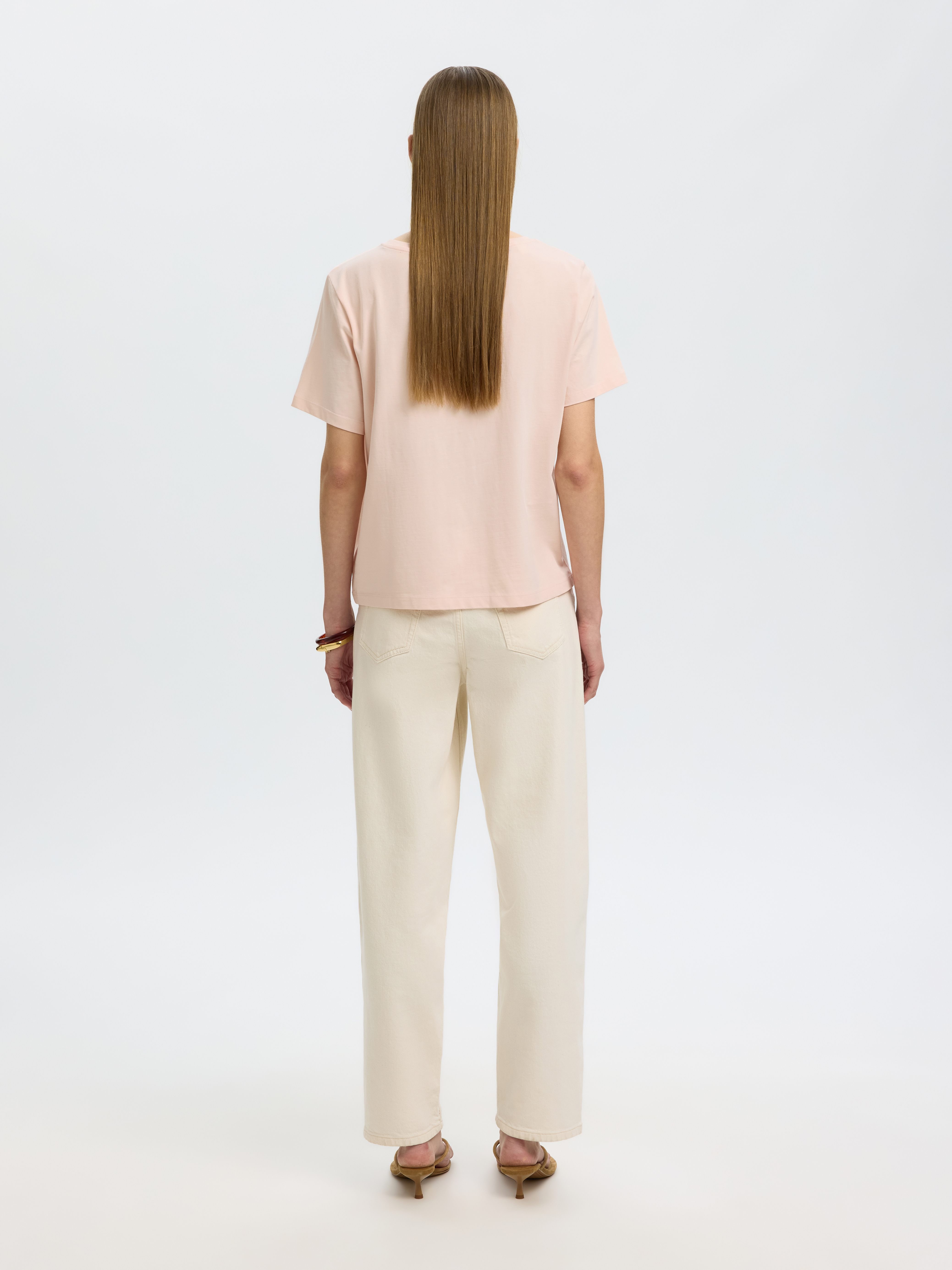 SLFMILA TWISTED SS TEE Pale Dogwood - 4