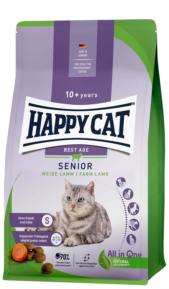 HappyCat Senior lamm, 4kg