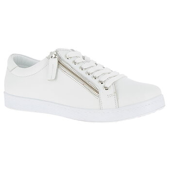 Charlotte of Sweden sneaker dragkedja/snörning White