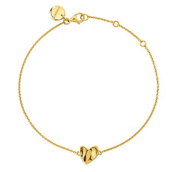 Syster P Friends Heart armband guld
