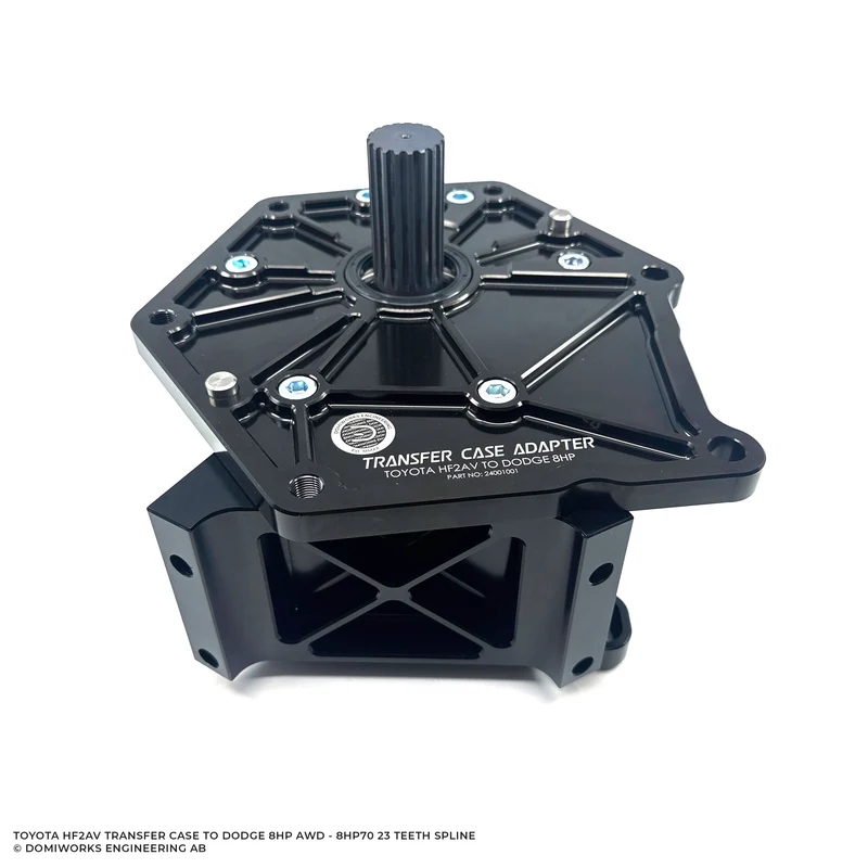 Toyota HF2AV Transfer Case Adapter kit - Dodge 8HP AWD 23 Spline - 3