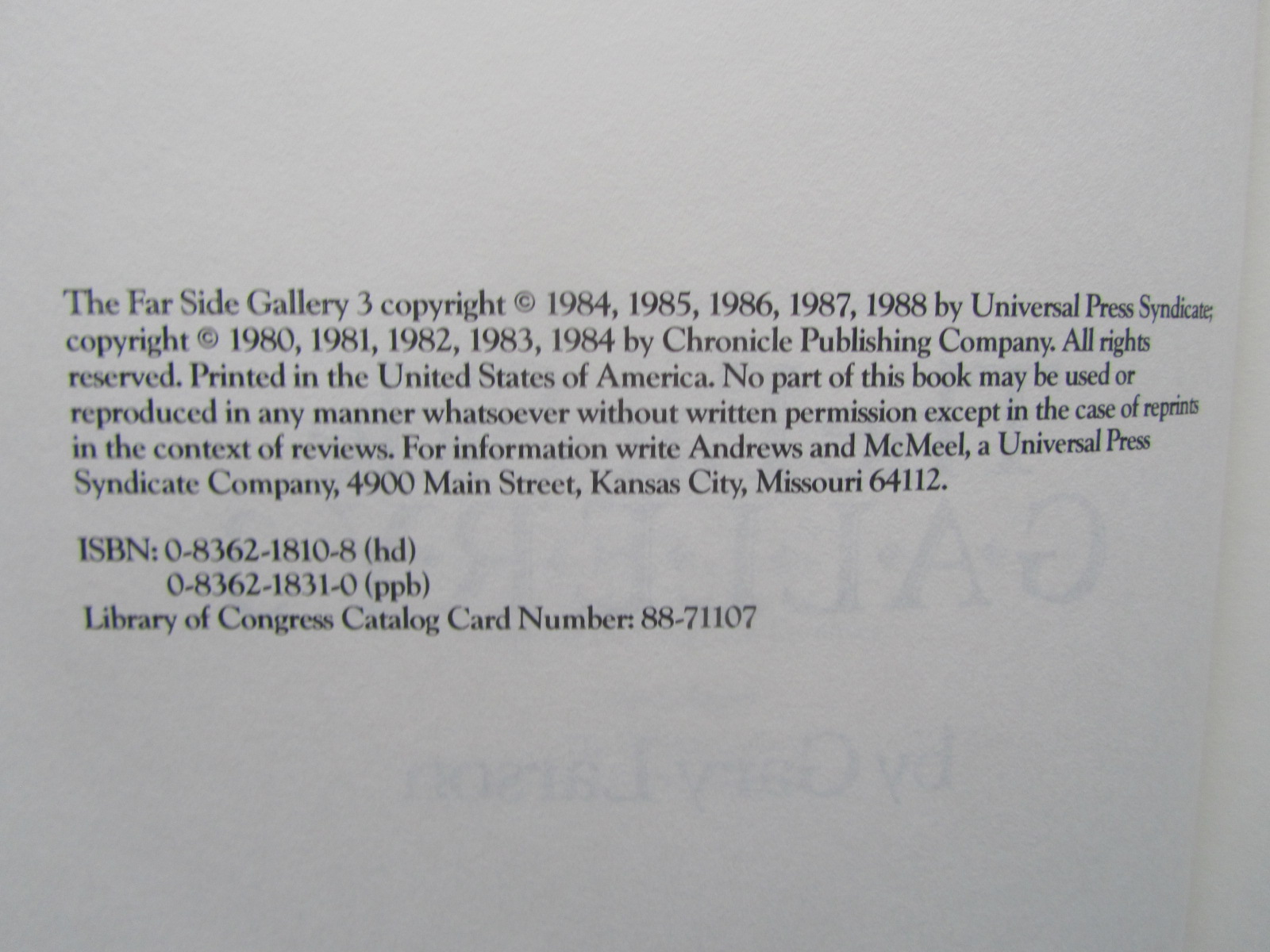 Far Side Gallery Vol 3 hardcover - 4