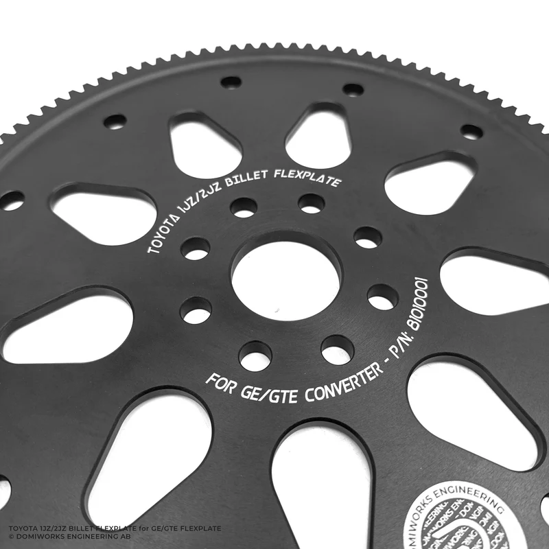 Toyota 1JZ/2JZ GE/GTE Billet Flexplate - 5