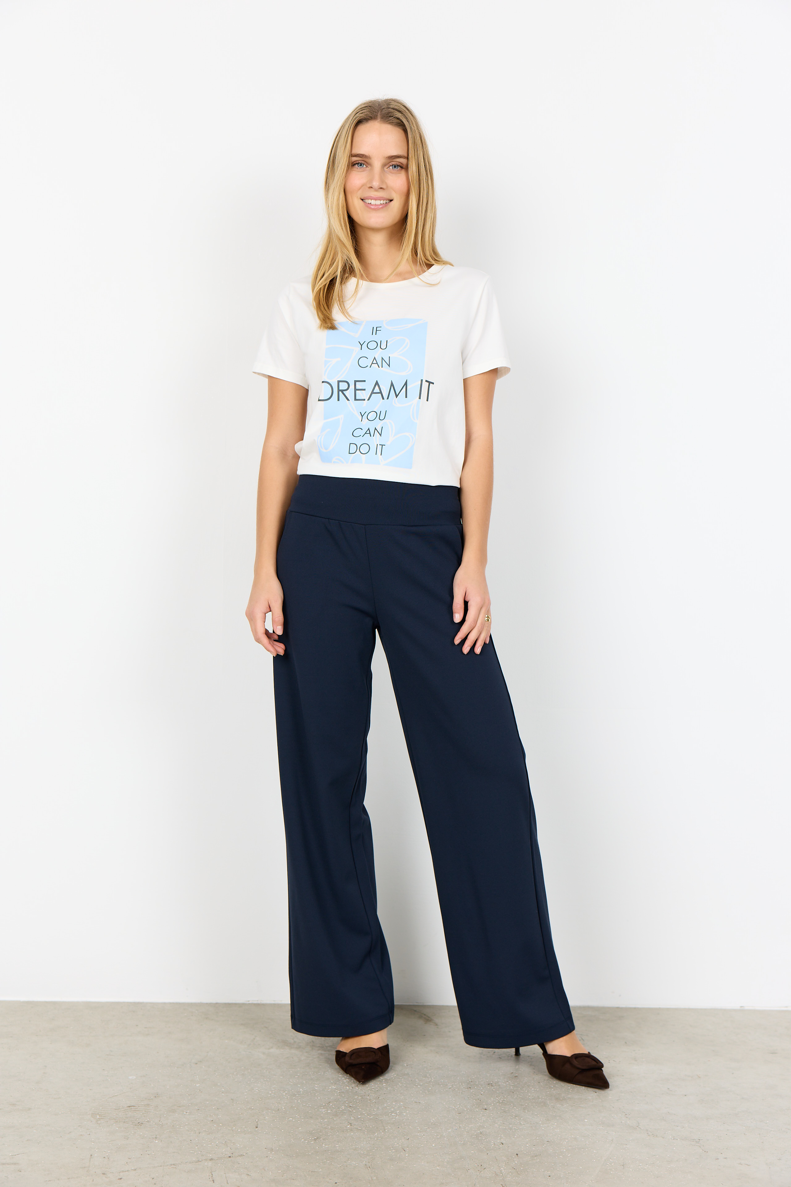 Soya Concept Rina FP16 T-shirt Blue - 3