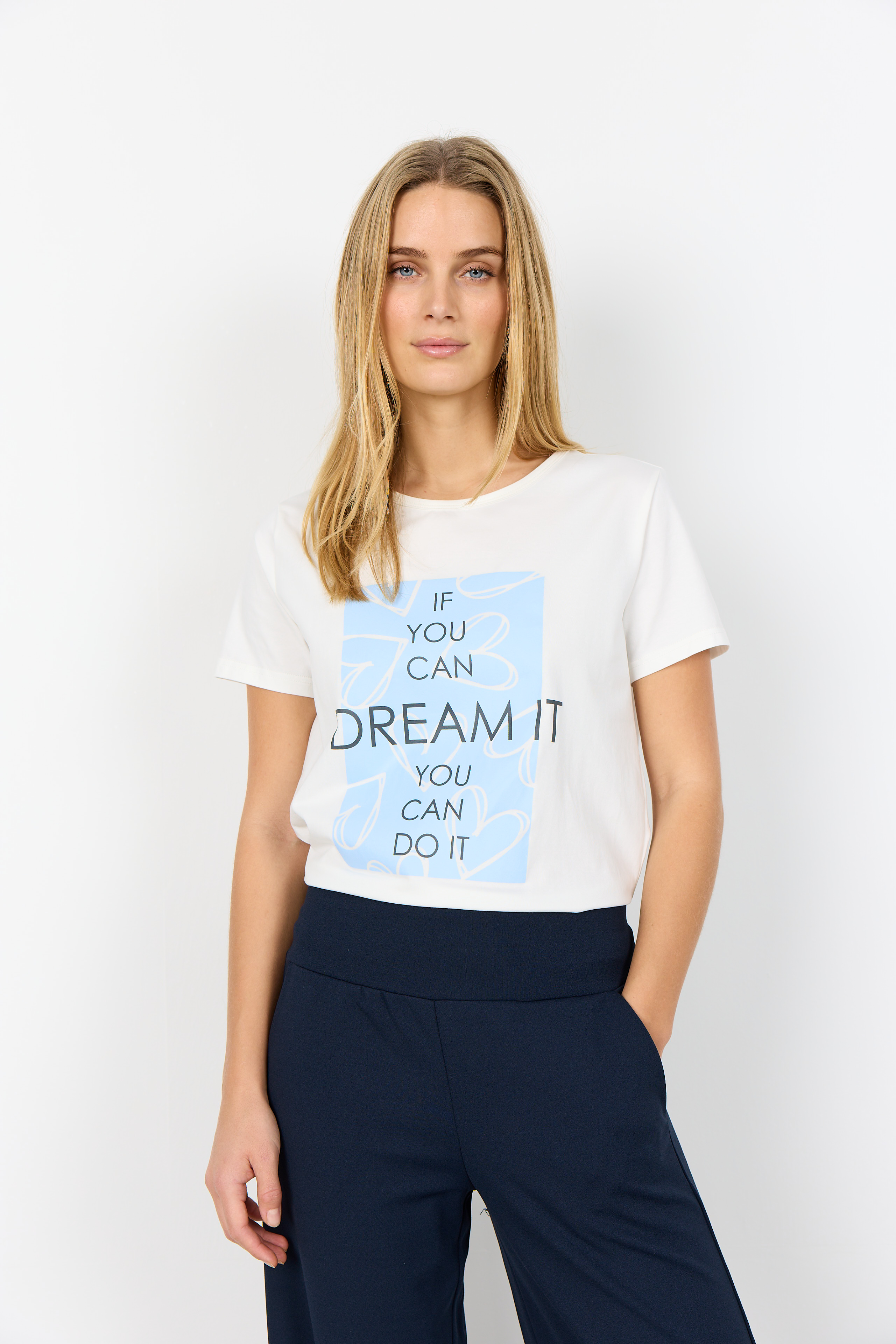 Soya Concept Rina FP16 T-shirt Blue - 2