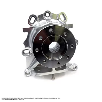Dodge 8HP70/75 RAM 1500 and RAM Ecodiesel, AWD to RWD Conversion Adapter Kit - 1350