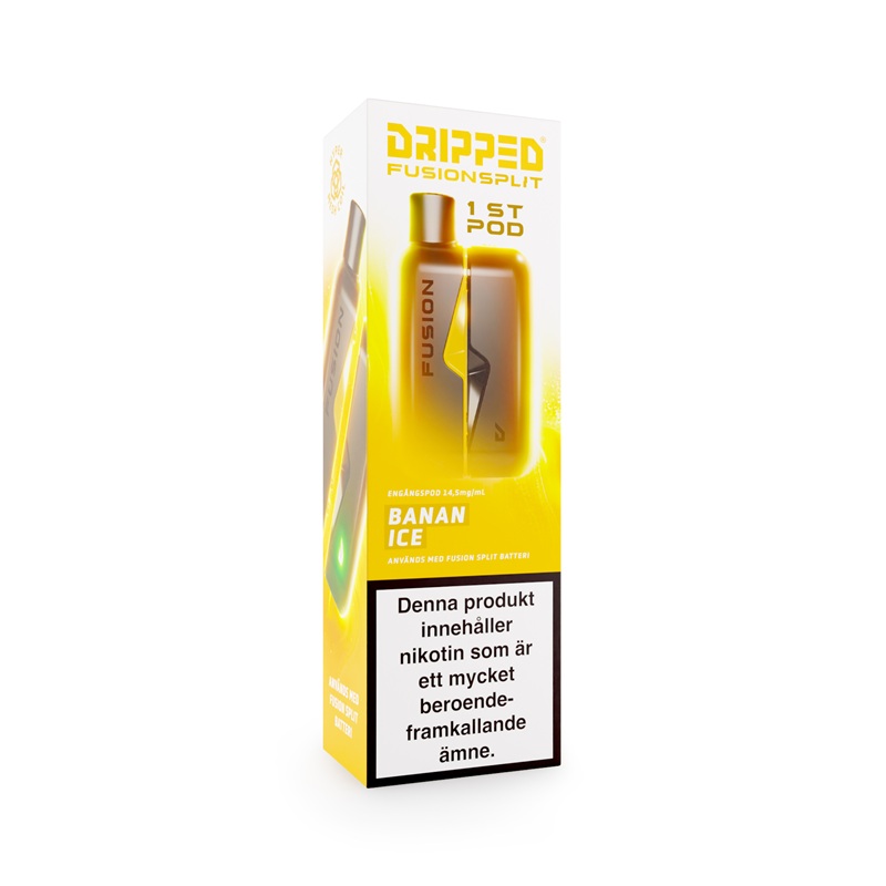 Dripped Fusion Split Pod - Banana Ice 14,5 mg - 4