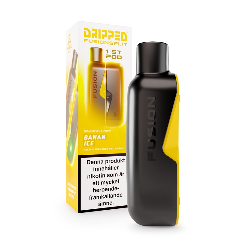 Dripped Fusion Split Pod - Banana Ice 14,5 mg