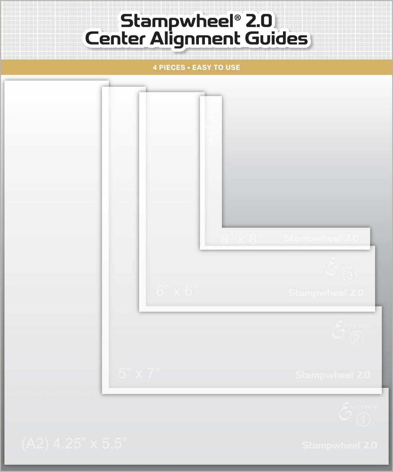 ALTENEW-Stampwheel 2.0 - Center Alignment Guides