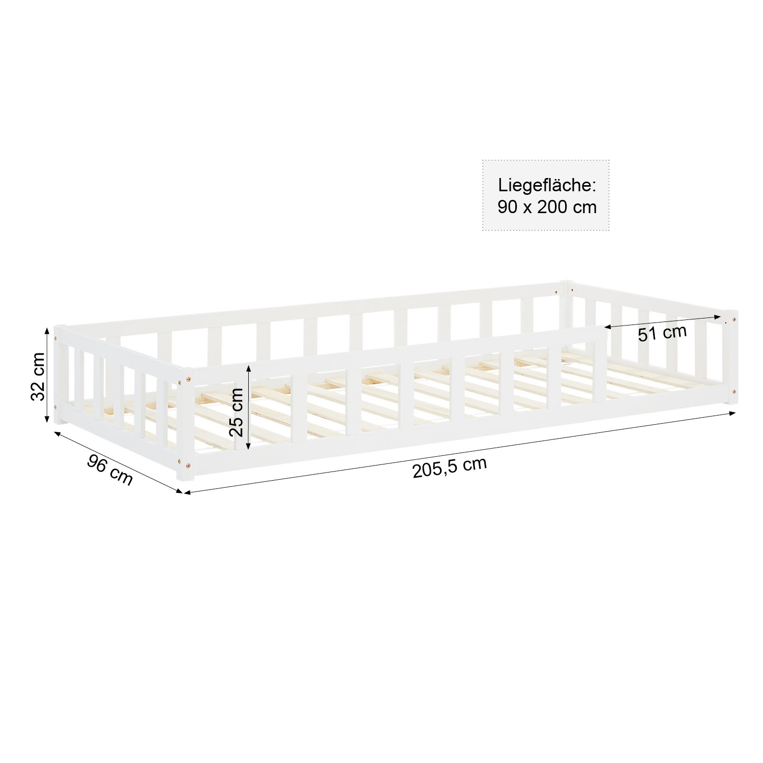 Montessori Barnsäng 90x200 - 4