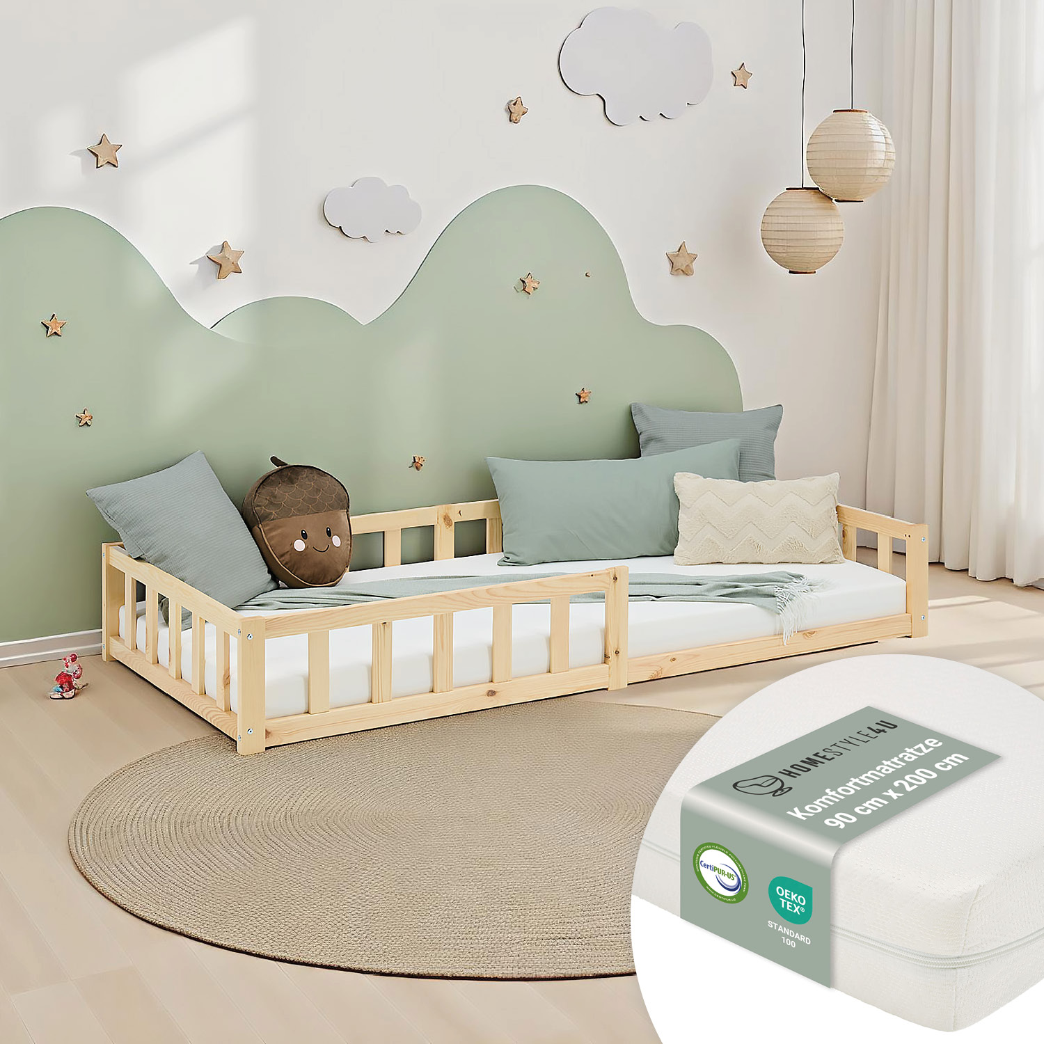 Montessori Barnsäng 90x200 - 5