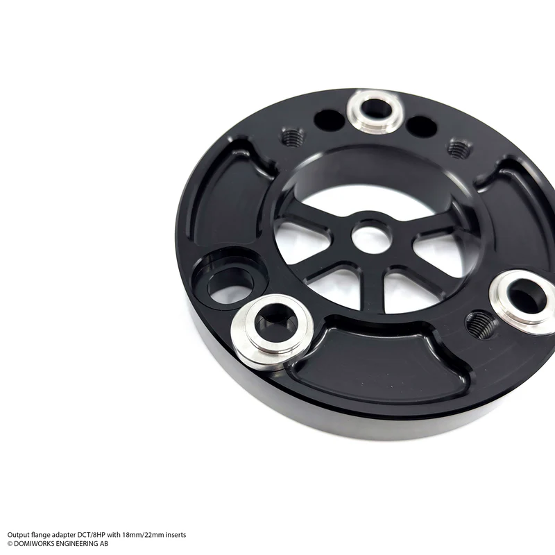 8HP / DCT Utgående Flänsadapter – 105/110 mm PCD – 18 mm eller 22 mm Inserts - 4