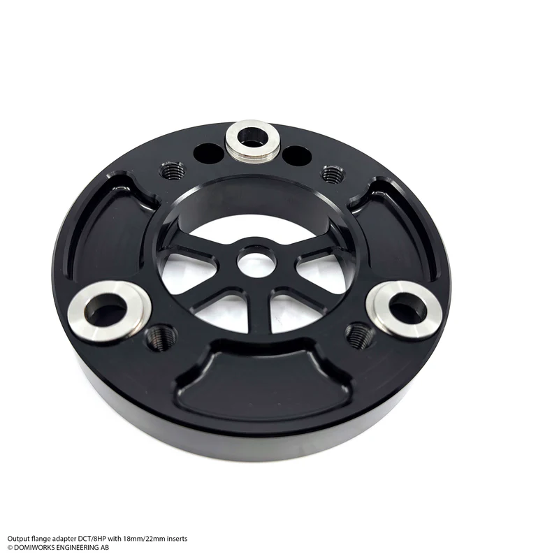 8HP / DCT Utgående Flänsadapter – 105/110 mm PCD – 18 mm eller 22 mm Inserts - 3