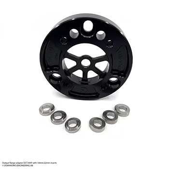 8HP / DCT Utgående Flänsadapter – 105/110 mm PCD – 18 mm eller 22 mm Inserts