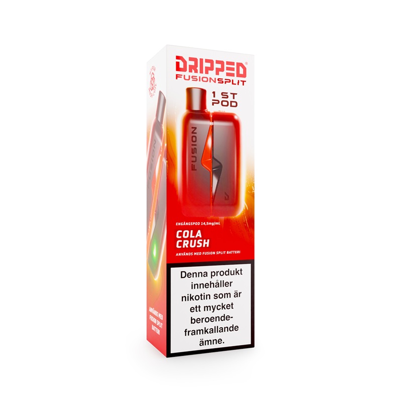 Dripped Fusion Split Pod - Cola Crush 14,5 mg - 4