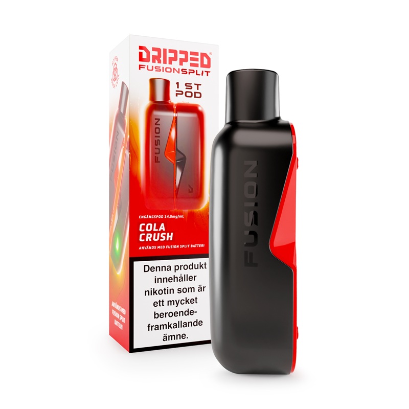 Dripped Fusion Split Pod - Cola Crush 14,5 mg