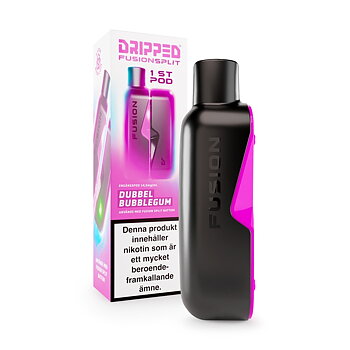 Dripped Fusion Split Pod - Dubbel Bubblegum 14,5 mg