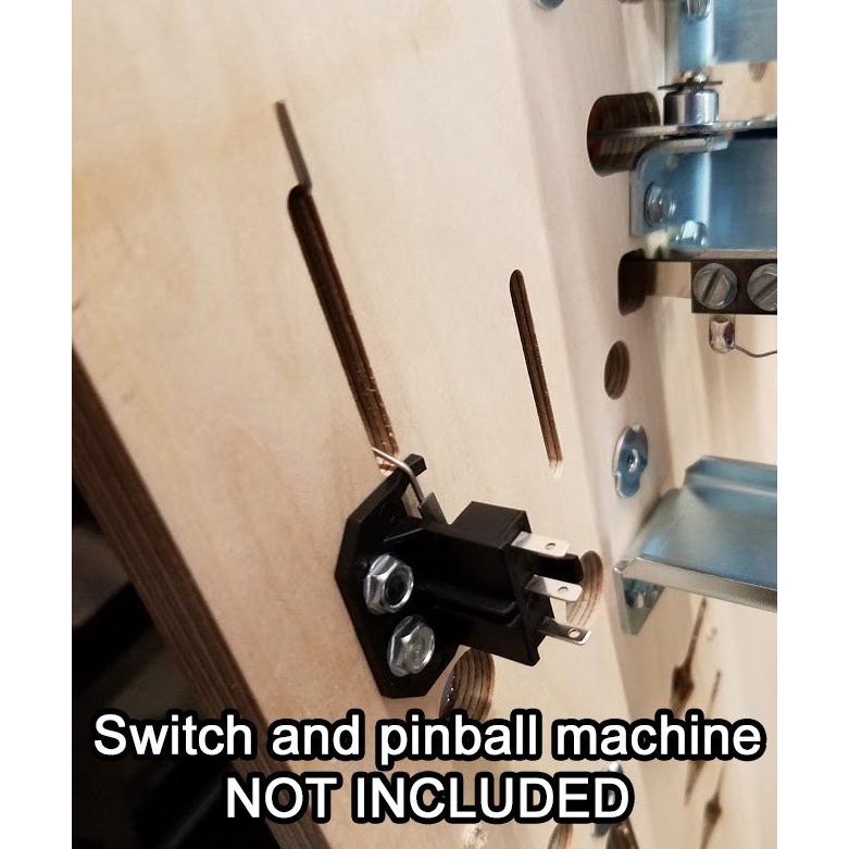 Black Plastic Microswitch Bracket - 2