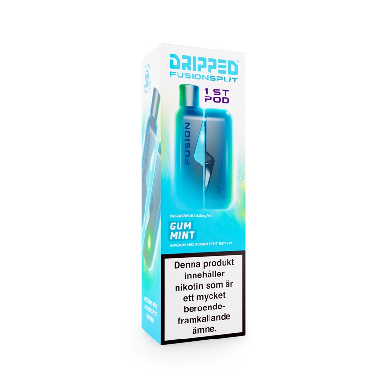 Dripped Fusion Split Pod - Gum Mint 14,5 mg - 4